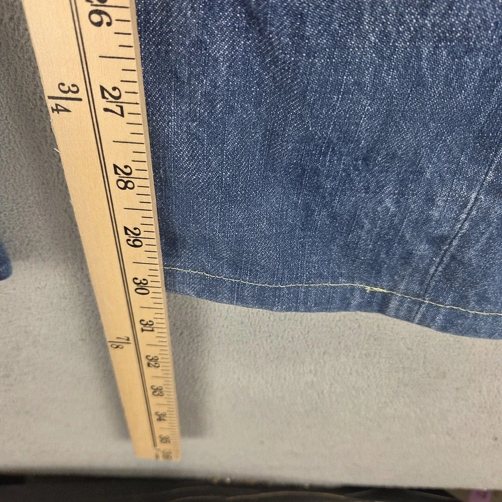 VTG Levis Engineered Jeans Mens Blue Twisted Button Fly Medium Wash Fits 34x30